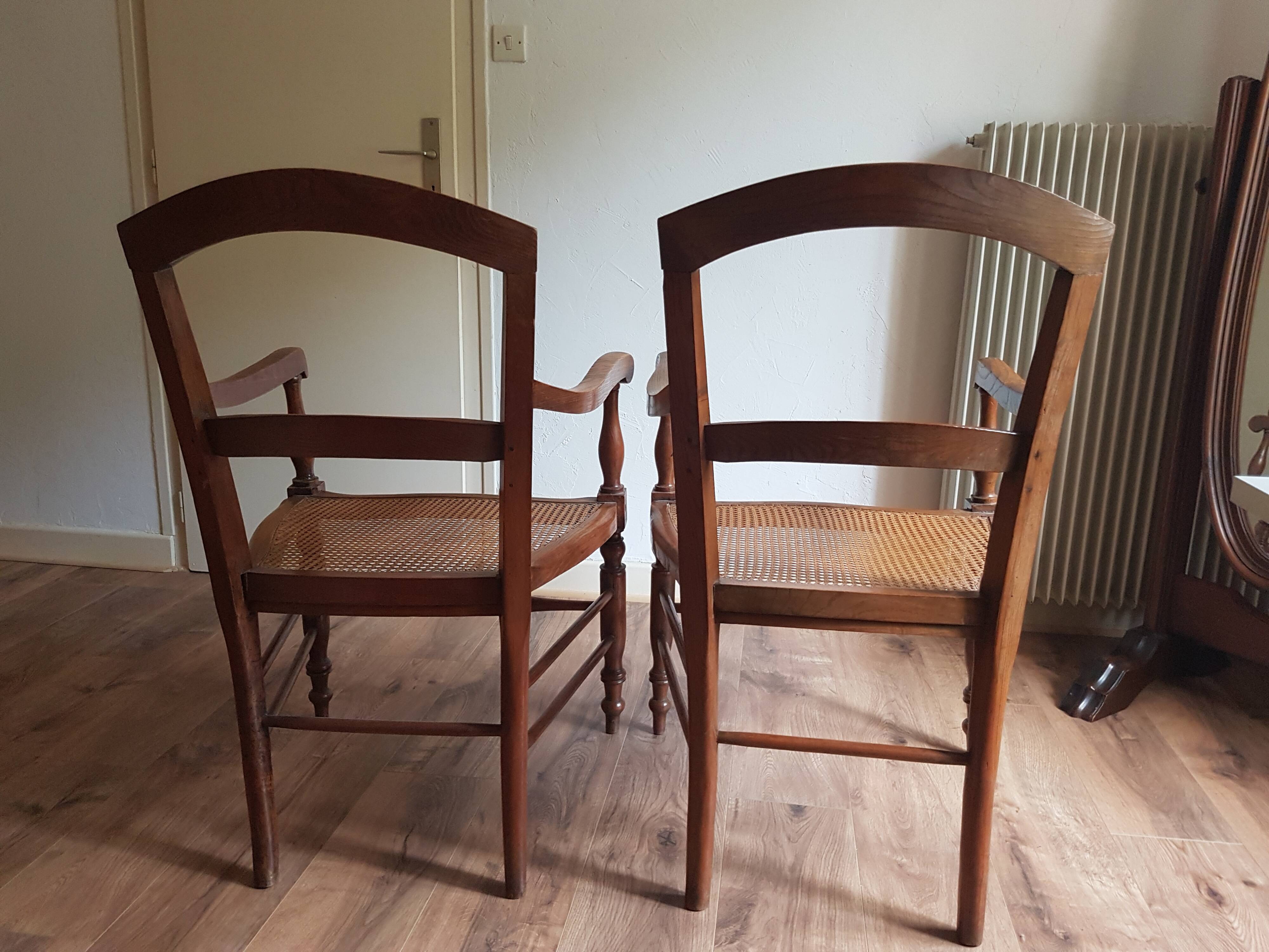 Pair of armchairs