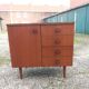 Meuble commode bois teck scandinave vintage