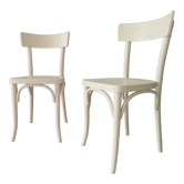 Paire de chaises de bistrot vintage années 50