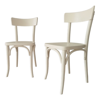 Pair of vintage bistro chairs 50s
