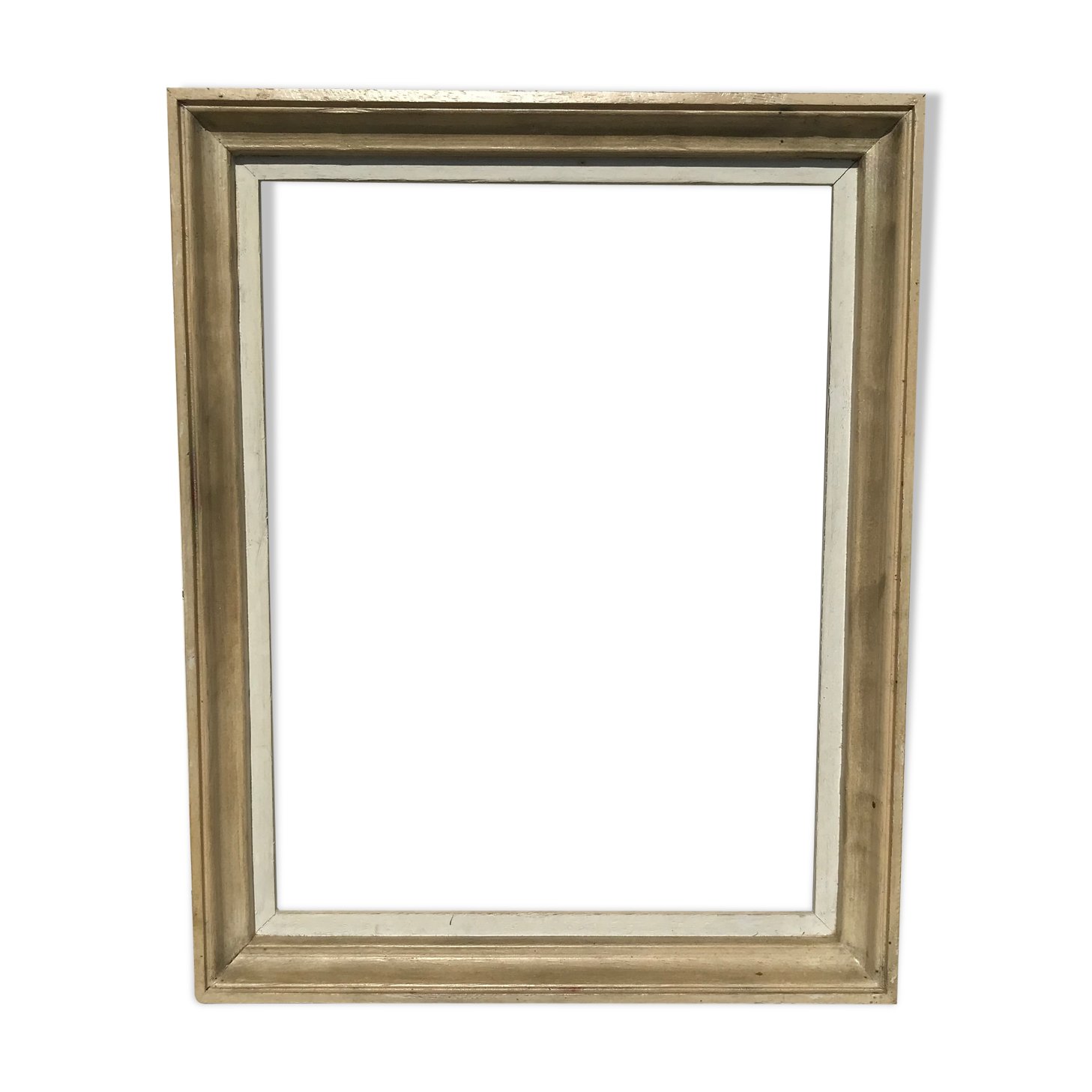 Massive wooden gilded frame