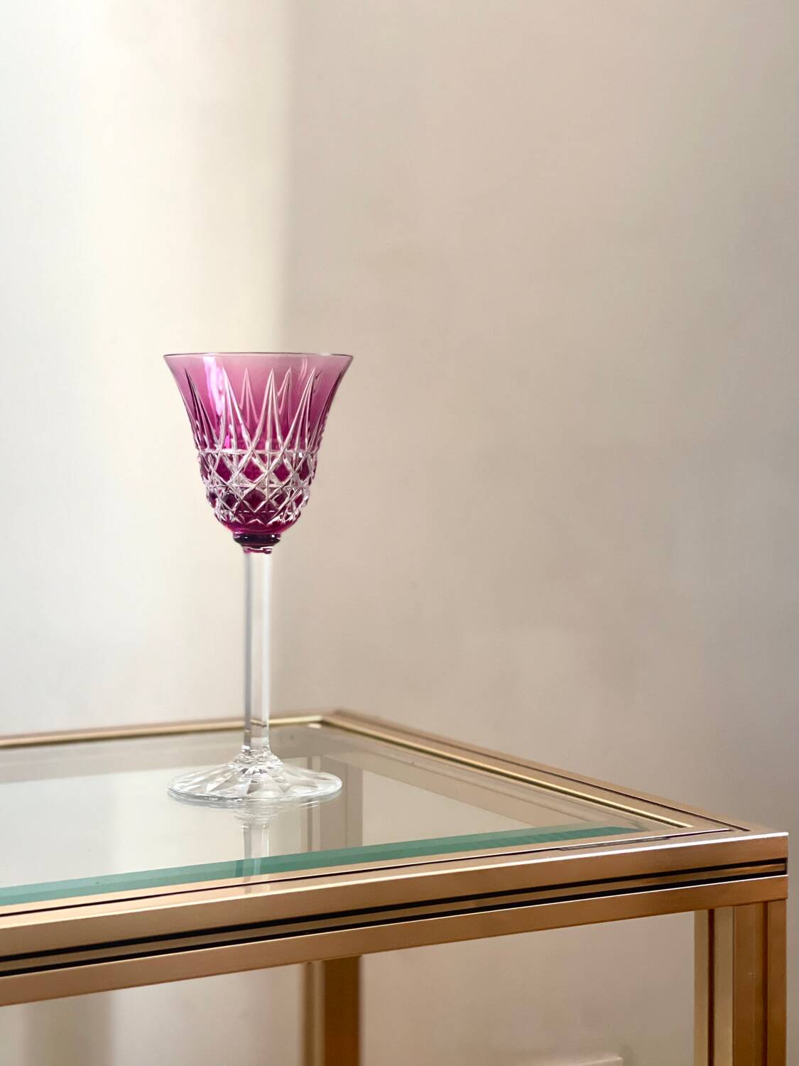 Saint-Louis crystal glass.