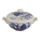 Tiled tureen Gien Wedgwood blue décor