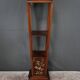 Large Cherry & Walnut Stool, Asian style – Early 20th century