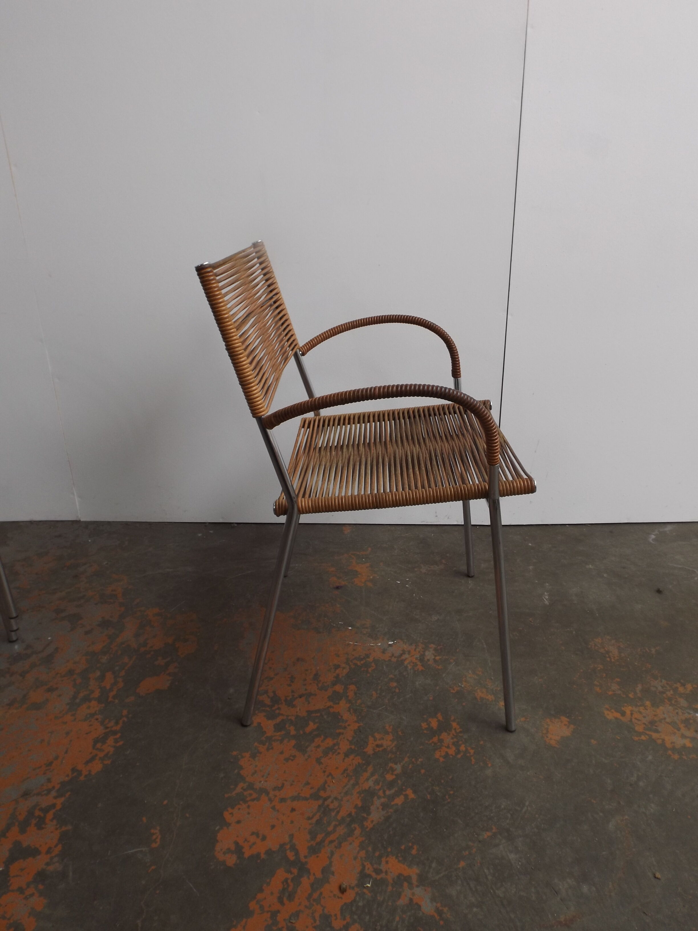 Set of 4 chairs by Tito Agnoli
