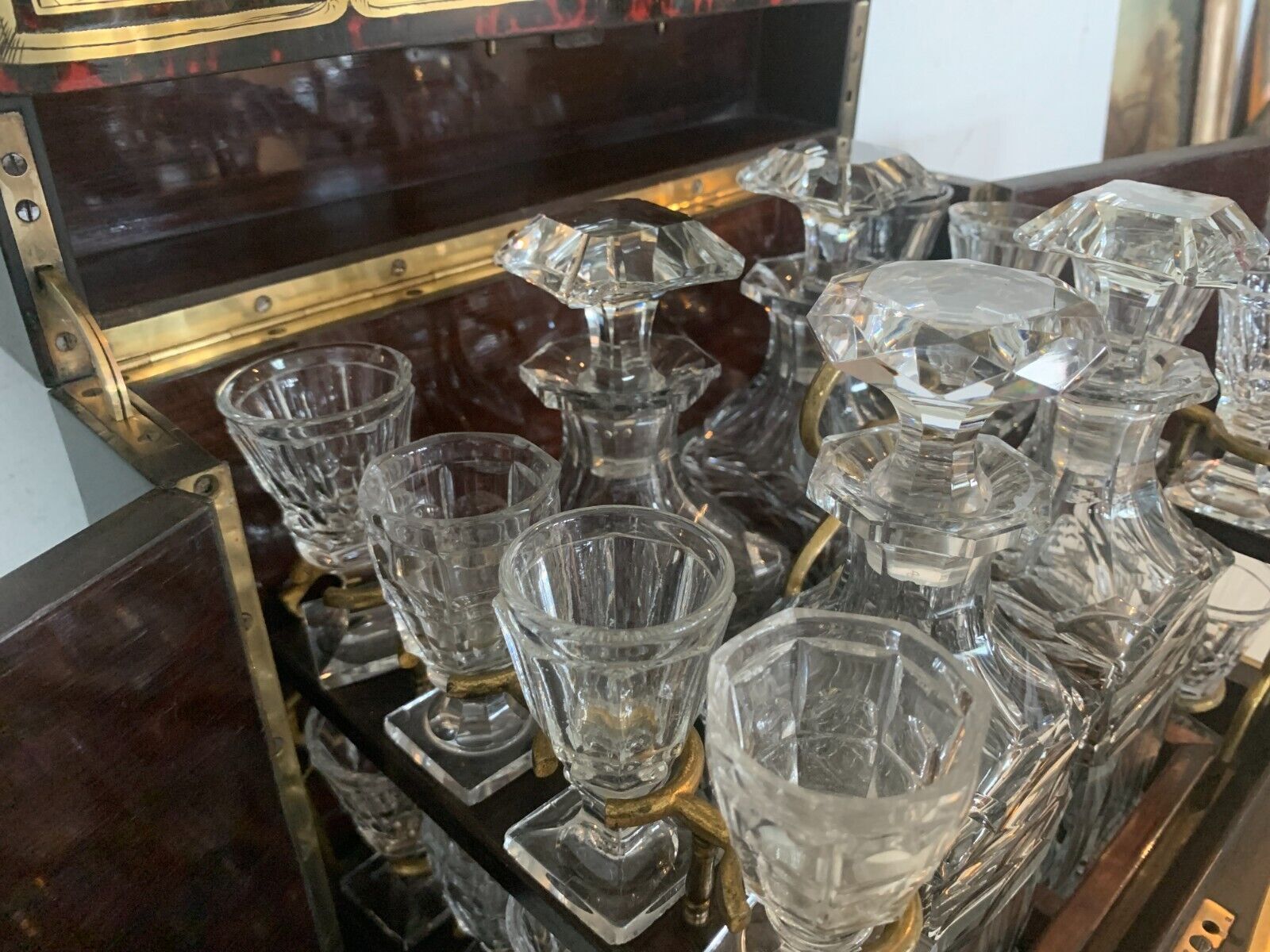 Verre à Vin Vogler 708-7089 – Calice Style Chevalier Excalibur Avec Insert Métal Amovible, Décor Bronze