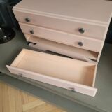 Small art deco wooden chest of drawers