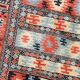 Vintage silk and cotton rug - 142 x 84cm