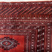 Tapis Boukhara ouzbek vintage fait main, 91 cm x 155 cm, années 1950
