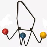 3 ball wall coat rack
