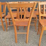 Set of 10 Luterma bistro chairs