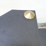 Slate, copper and brass harness