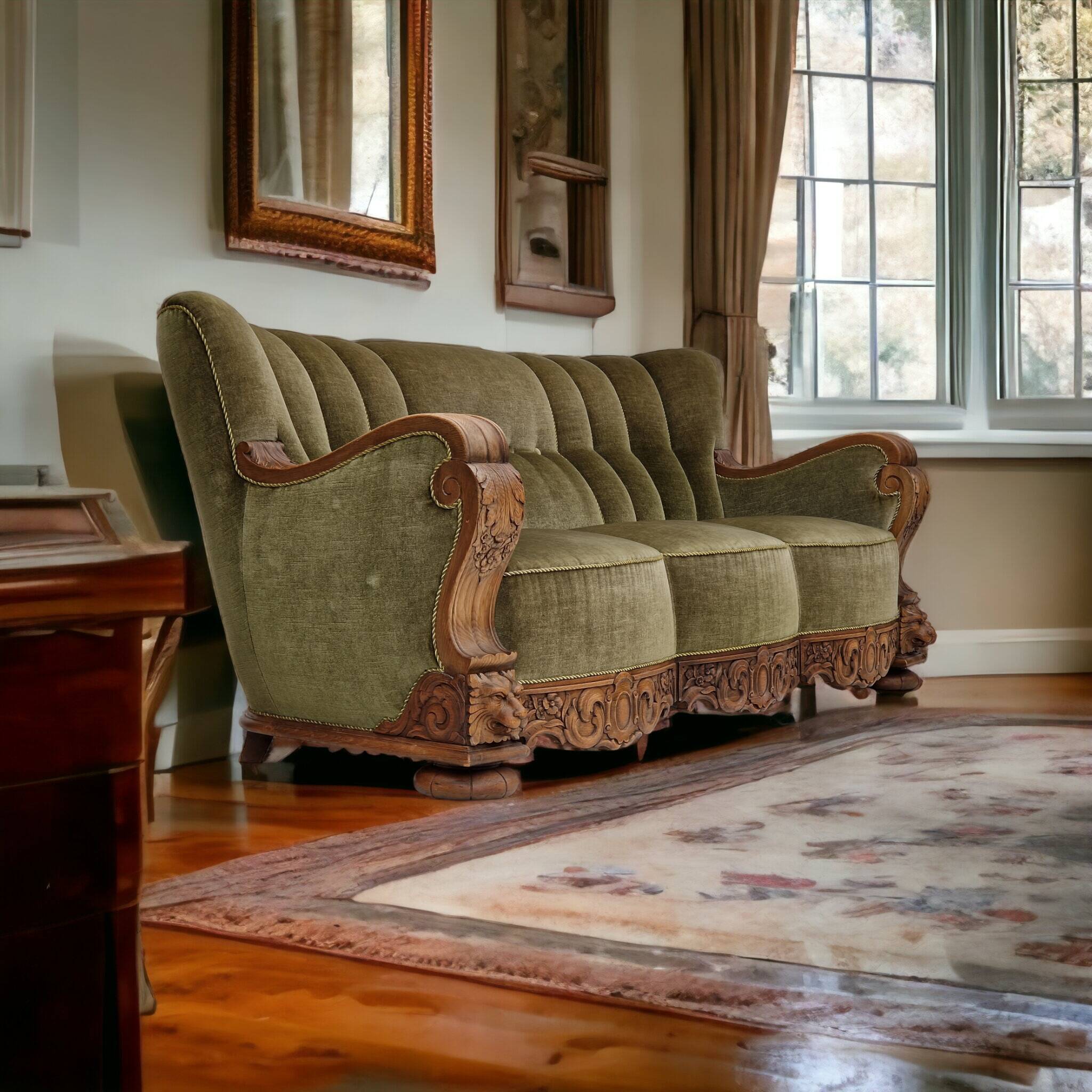 1930-50s danish art deco sofa