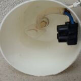 White opaline pendant light