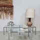 Midcentury chrome sidetables Converta serie Herman Miller