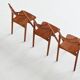 Hans Wegner Sawbuck CH29 dining chairs Carl Hansen & Son Denmark 1952