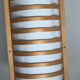 Lampadaire en bois de hêtre et textile Ikea Strimma
