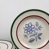 Dessert plates x6 - Gien, Amilly model