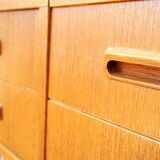 Vintage teak dressing table with mirror