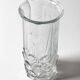 Mid-Century Textured Glass Vase: Fidenza Italian Leaf Pattern, 1970s