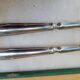 Art Deco salad cutlery in silver-plated metal and horn
