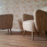 50's organic armchair