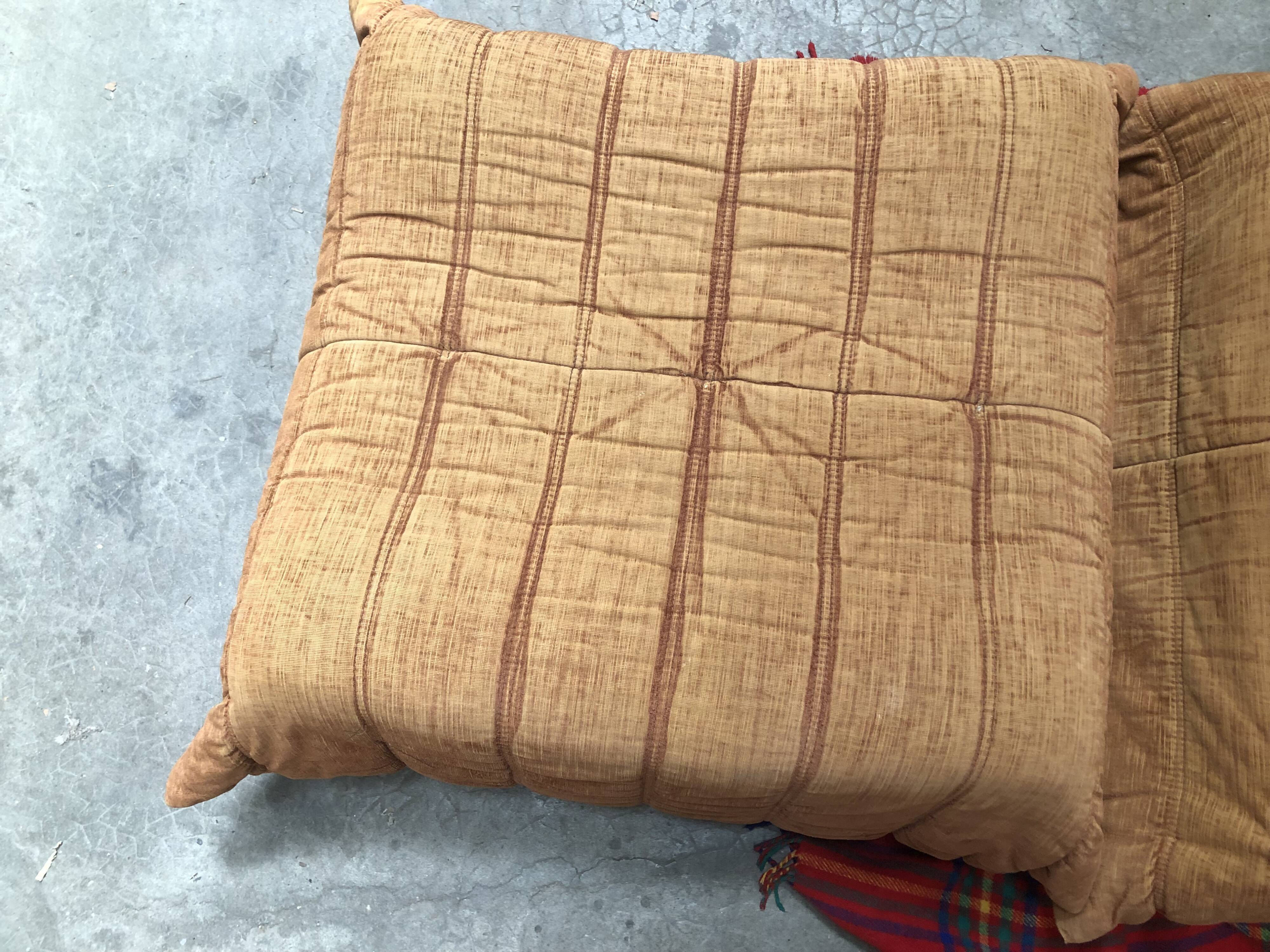 Armchair and pouf Fontana Arte  vintage 1970