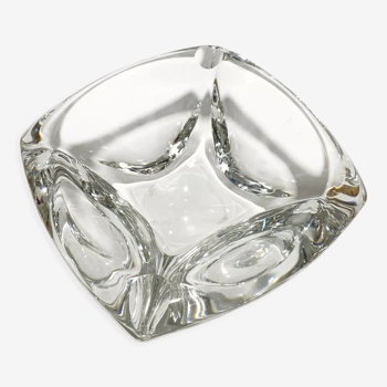 Daum France crystal ashtray