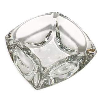 Daum France crystal ashtray