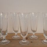 Glass flutes 50's