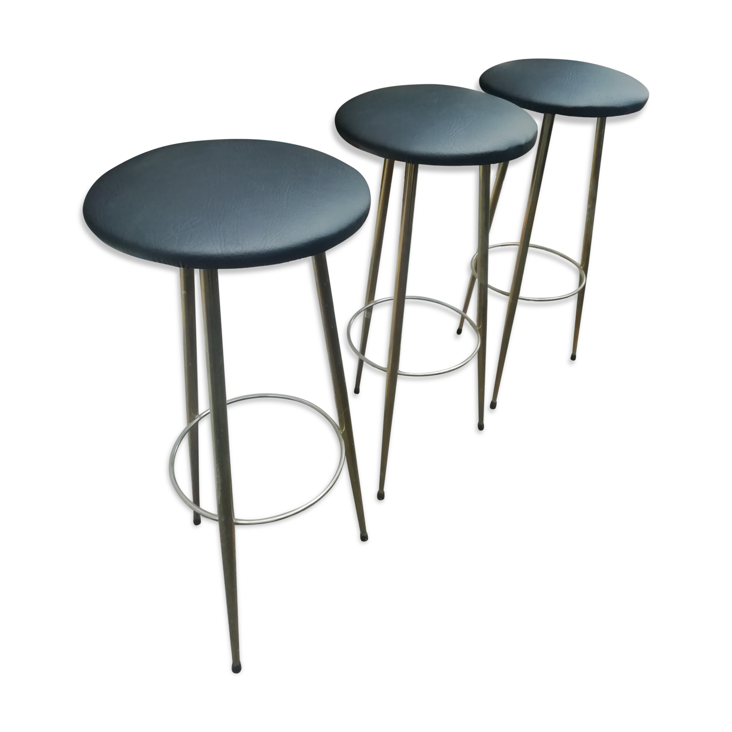 3 bar stools years 60