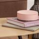 Pink round box