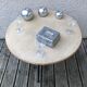 Tripod iron coffee table in 1950s