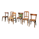 Set of 6 old chairs
