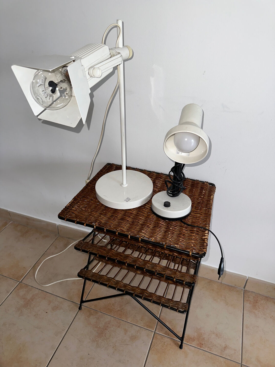 Vintage veneta lumi lamp