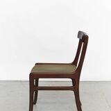 Chaise par Ole Wanscher en acajou pour Poul Jeppesens, Rungsted 1950