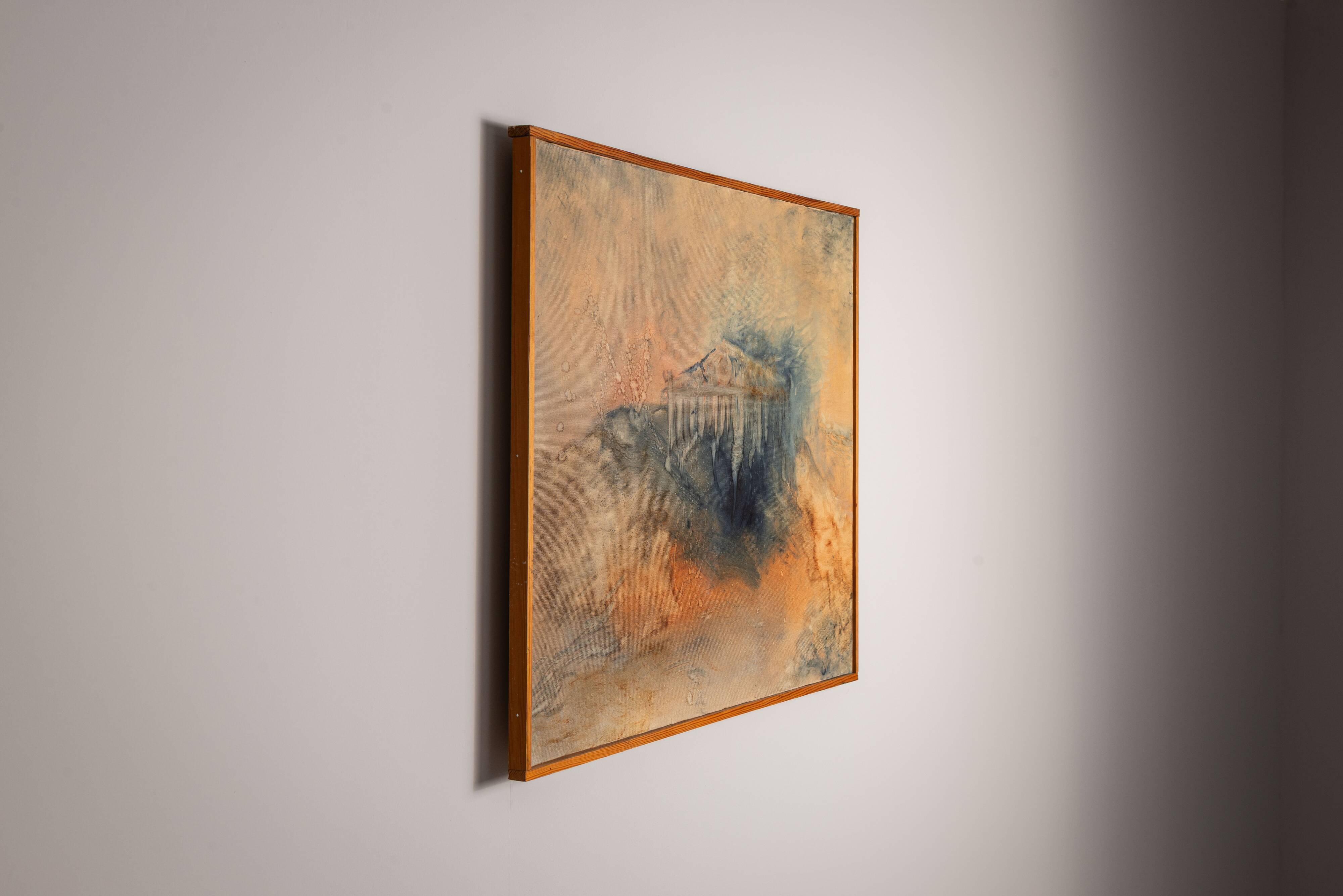 Abstract landscape painting by S. Martiny