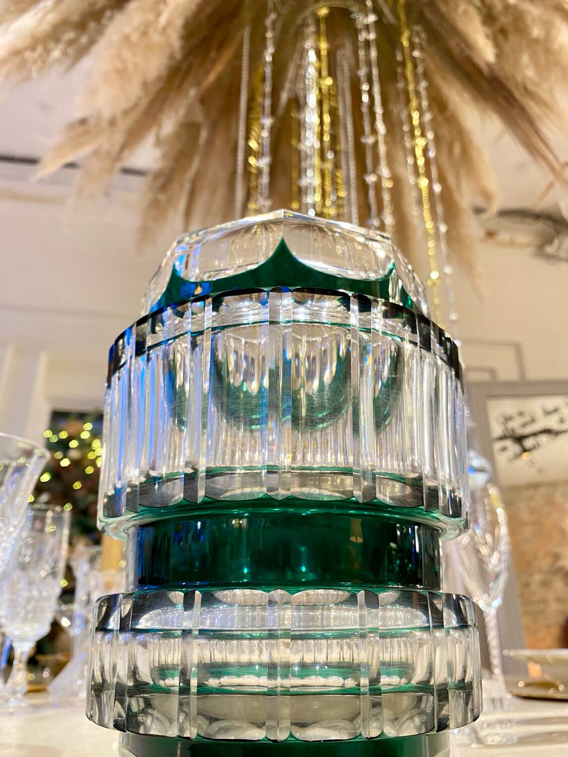 Val Saint Lambert crystal vase