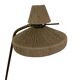 Vintage tripod floor lamp with shelf