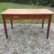 Vintage oak desk table with 2 drawers