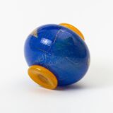 Vase en verre craquelé Transjö Hytta (Suède)