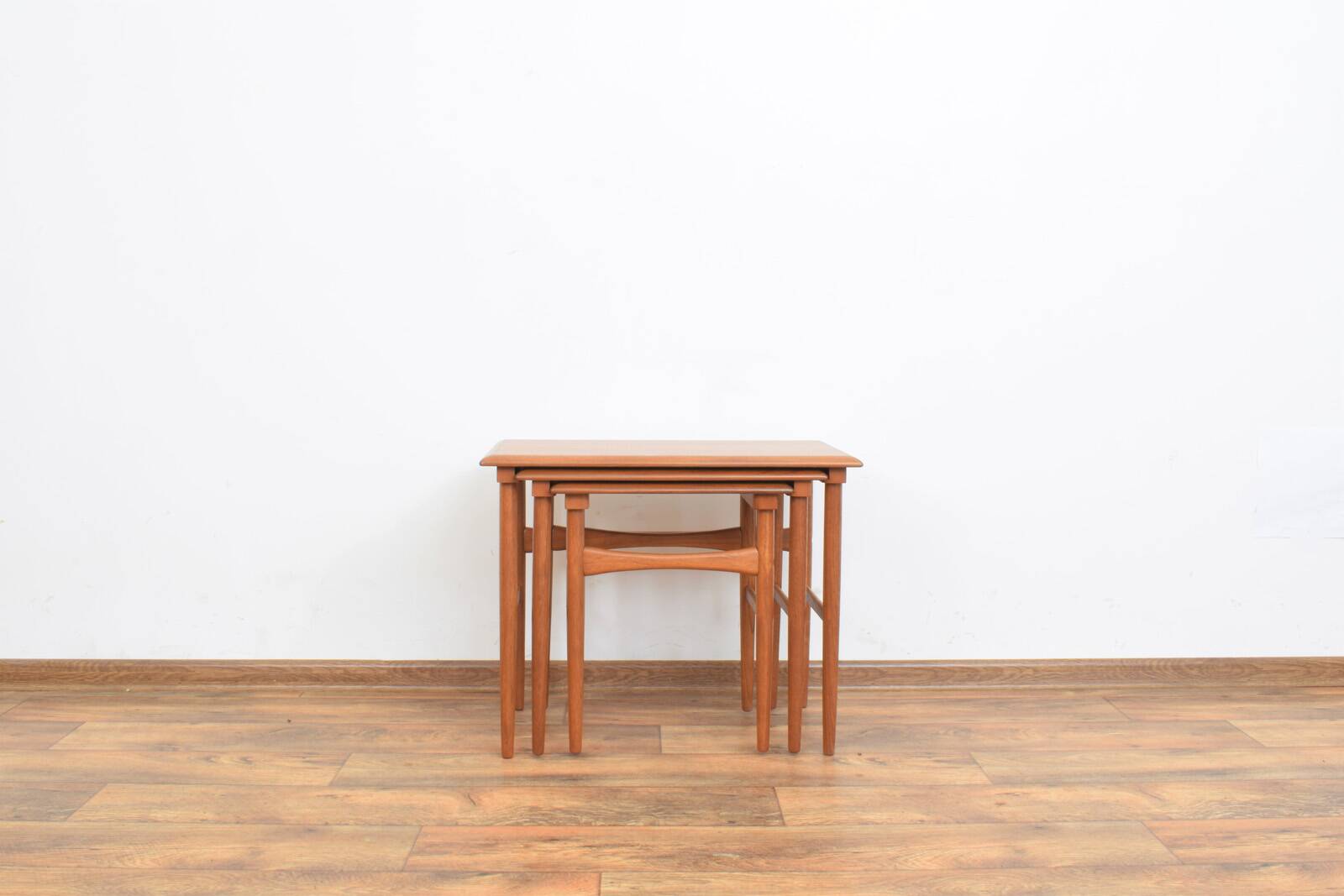 Mid-Century Danish Teak Nesting Tables, Set of 3