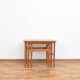 Mid-Century Danish Teak Nesting Tables, Set of 3