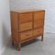 Decorative 'N-Line' bar cabinet in oak by P&J Neirinck, 1968