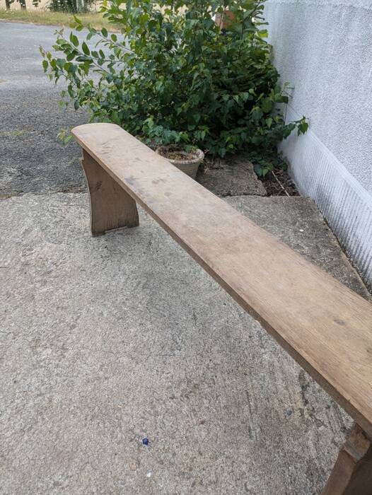 Old farm bench