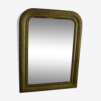 Miroir doré du XIXème siècle 56 x 74 cm