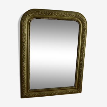 Mirror Golden of the nineteenth century 56 x 74 cm