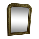 Mirror Golden of the nineteenth century 56 x 74 cm