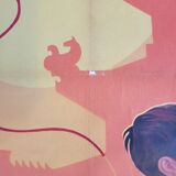 Original canvas-covered kite poster from the end of the world