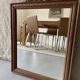 Antique wooden mirror